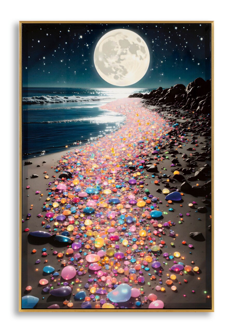 Tablou decorativ, Mauro Ferretti, Colors -A, 60x90 cm, lemn de pin/canvas, multicolor - imagine 7